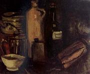 Vincent Van Gogh Still Life with Pots,Jar and Bottles (nn04) oil